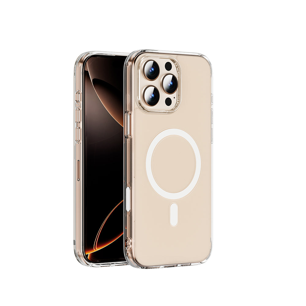 Wiwu MCC-102 iPhone 16 Pro Max Magnetic Crystal Sert PC Telefon Kılıfı Wiwu MCC-102 iPhone 16 Pro Max Magnetic Crystal Sert PC Telefon Kılıfı